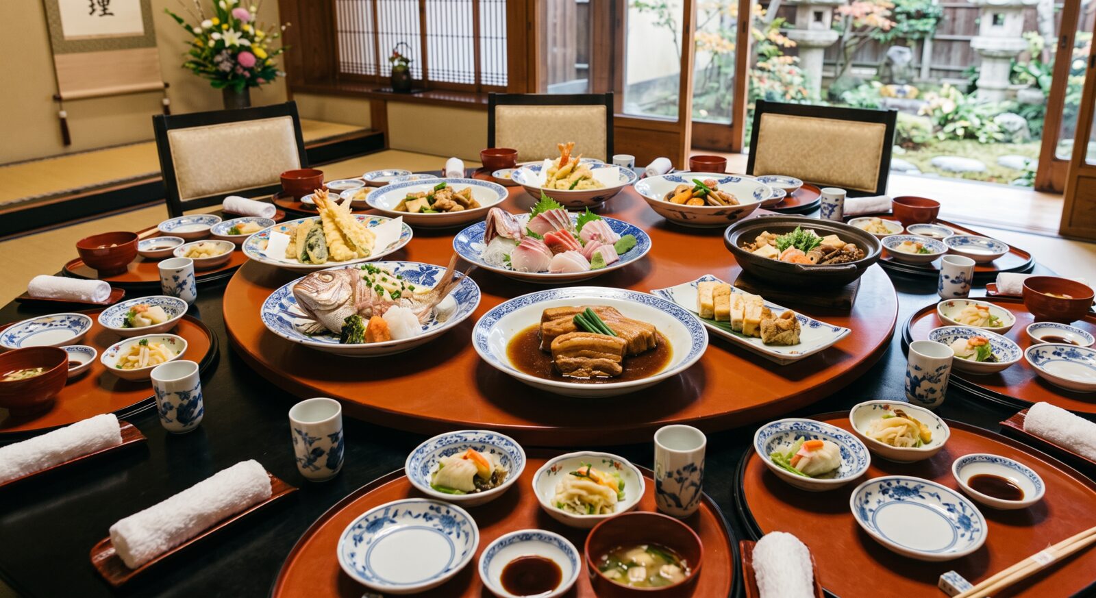 円卓の卓袱料理