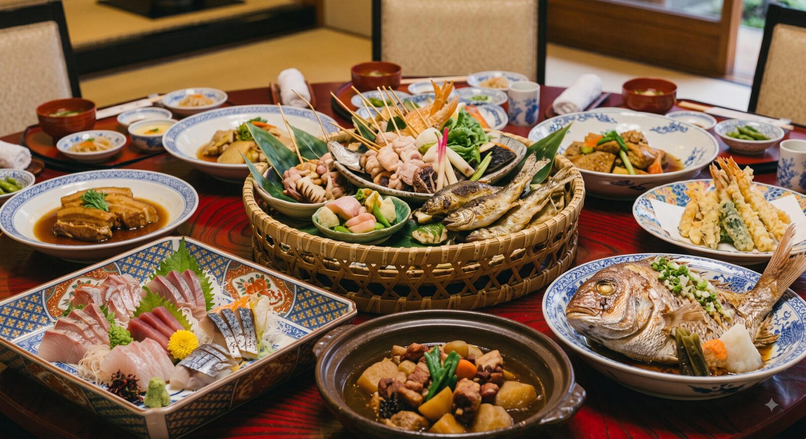 卓袱料理の大皿